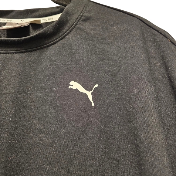 PUMA Women's Modern Sport Black Cropped Tee - Picture 7 of 8